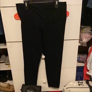 Gloria Vanderbilt Black Leggings Stretchy Ankle Length